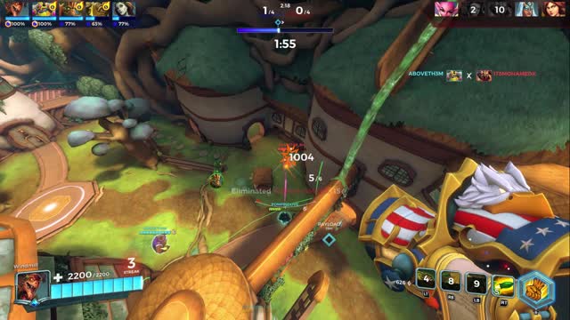 Paladins - Controller Drogoz Penta kill 2 min 2-0 Brightmarsh