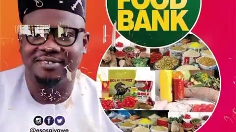 Hon Engr Esosa Iyawe Food Bank Palliative