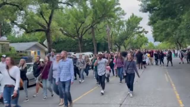 Thousands of Christians marching through the streets of Seattle to bring HOPE to the city