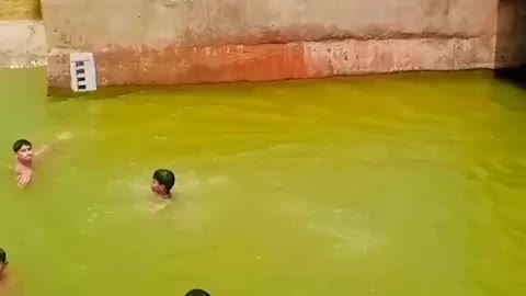 Desi swimming training