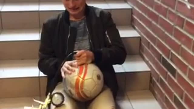 What Will Happen If You Overfill Soccer Ball? + Slow Motion