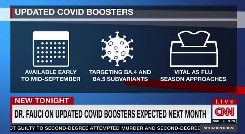 Fauci's got new jabs for y'all! Roll up, get your new 2022 boosters now while stocks last!