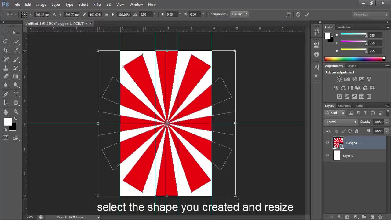 How to Create a Vector Burst Background in Adobe Photoshop