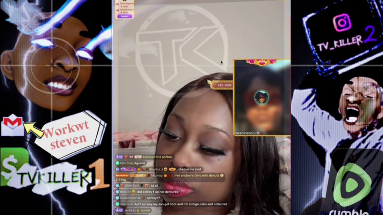 PUMPKIN SAYS MESSY CALLER & CHINA RED DONT HAVE ANY CONTENT