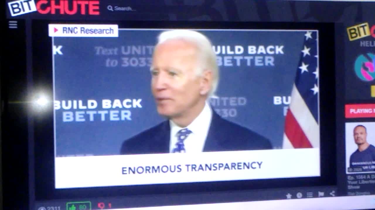 Dan Bongino show "BIDEN SAYS DON'T TAKE THE JAB".