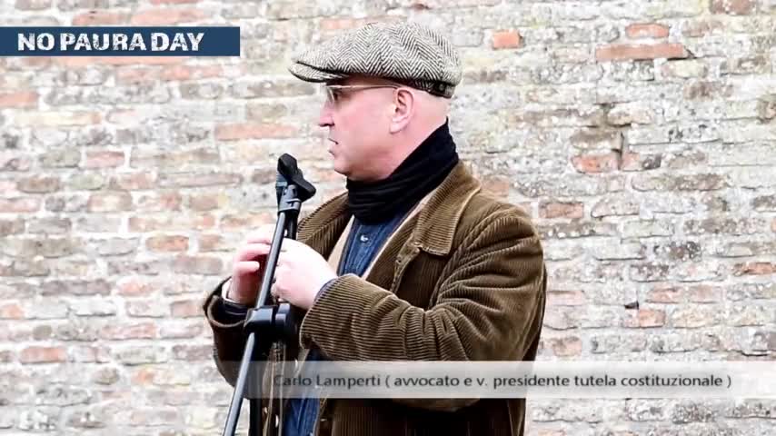 NO PAURA DAY 17 ~ Cesena 27/3/2021, intervento di Carlo Lamperti (Tutela Costituzionale)