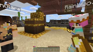 Playing with CUSTOM HEARTHS in minecracft!