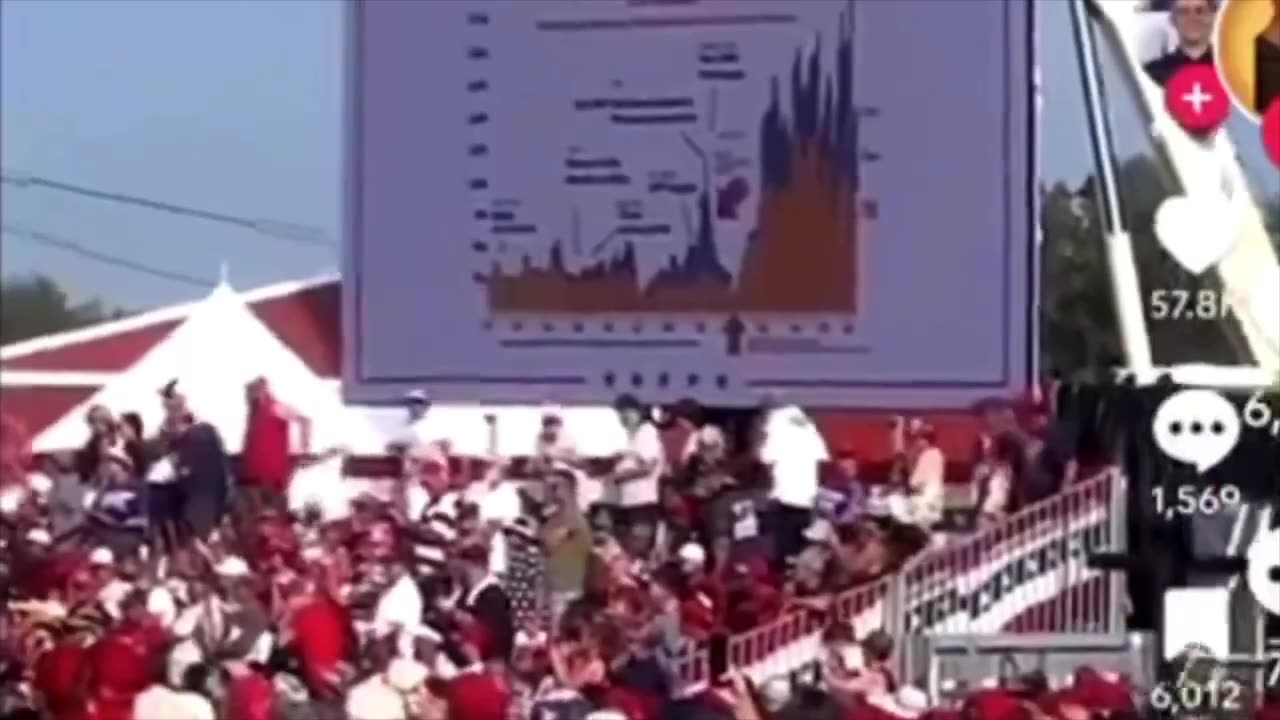 New Video shows the First Shot being Fired hitting one audience member for