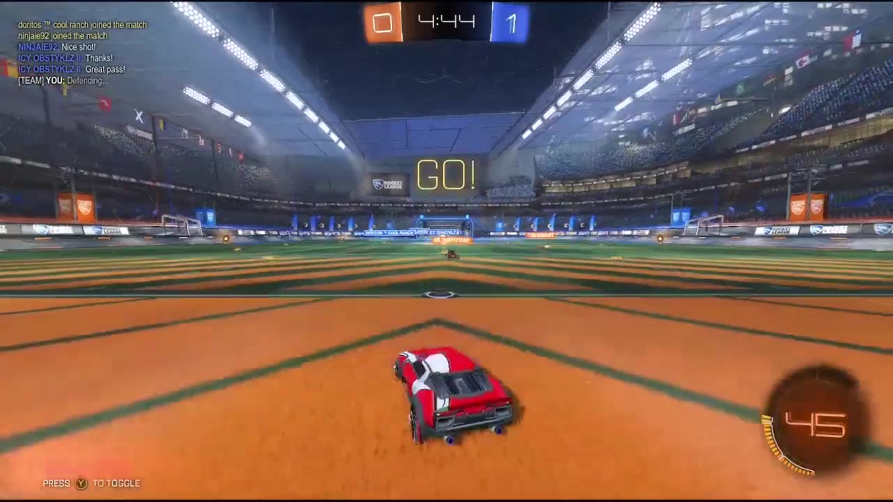 Let's Play Rocket League Gameplay No Commentary Competitive 3v3 Gold 1-2 Loss