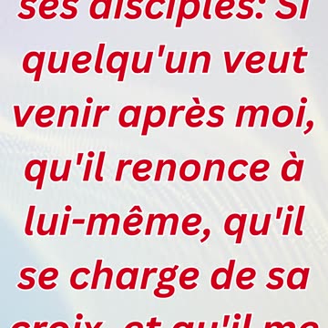 "S’engager à Suivre Jésus : Renoncer à Soi-même pour un Plus Grand But" Matthieu 16:24.#short #yt