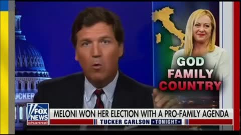 Tucker Carlson and Kari Lake on Giorgio Meloni