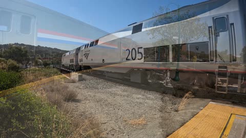 Amtrak Train #5 California Zephyr in Martinez Ca 8/29/23