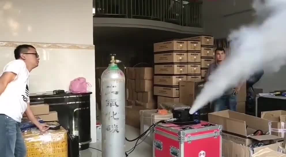 Moving head CO2 jet machine