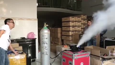 Moving head CO2 jet machine