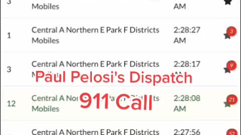 We go there because dispatch 911 call from Paul pelosi says it was a friend and waiting on his wife