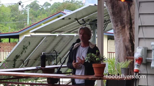 In God's Country. Chris at The Tyalgum General Store, 1st May 2022.
