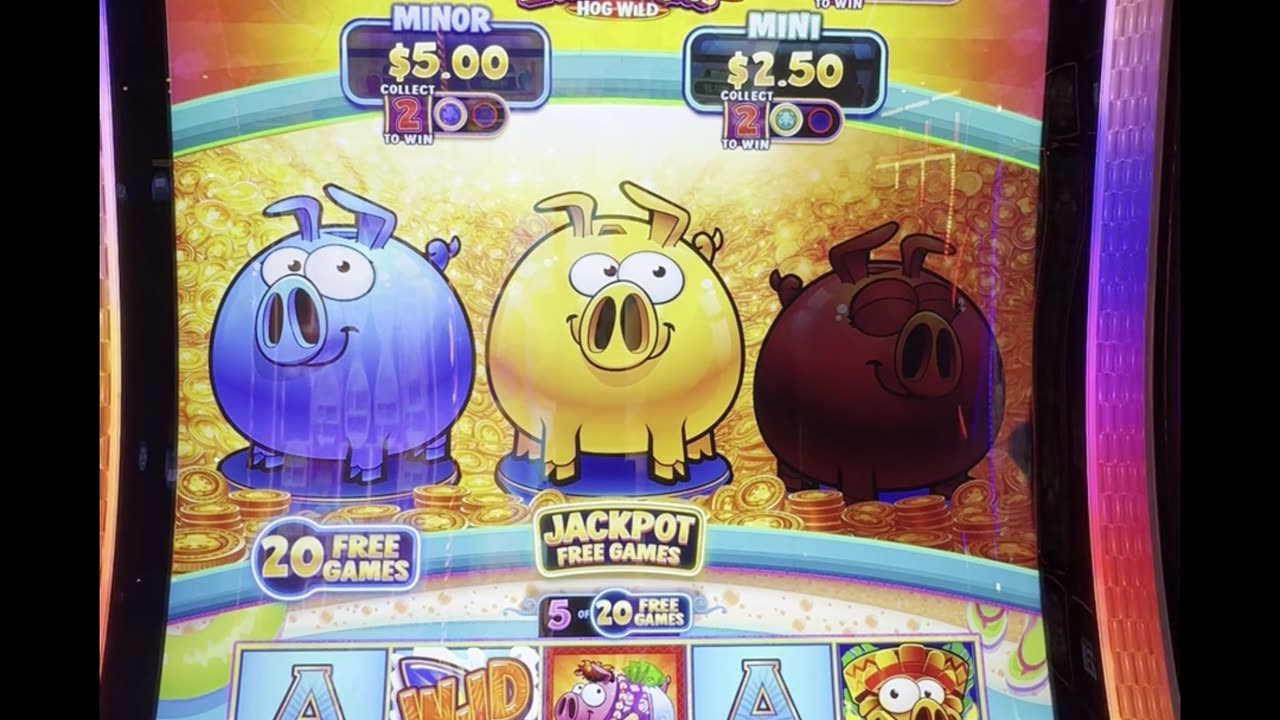 FUN bonus round on Rich Little Piggies 🐖🎰💲