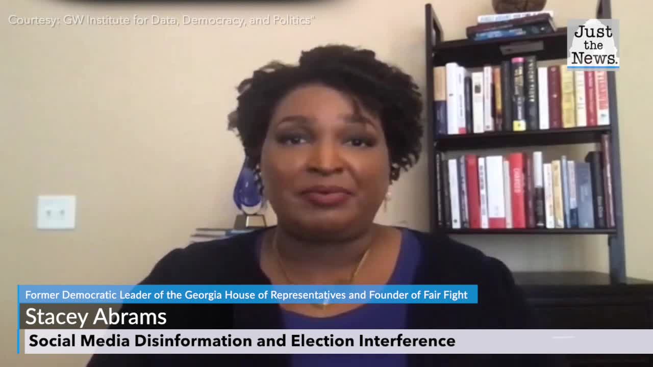 Stacey Abrams - Social Media Disinformation and Election Interference