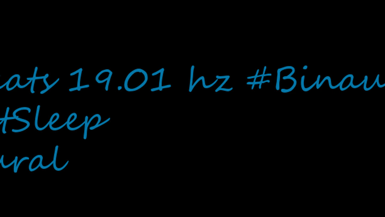 binaural_beats_19.01hz_AudioSphereHarmony BinauralMindfulness BinauralHealing