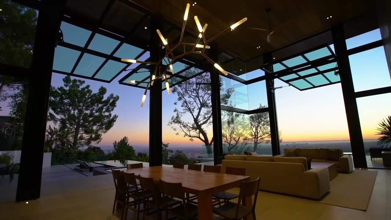 Luxury Tour Inside an Extraordinary Modern Mansions in Los Angeles