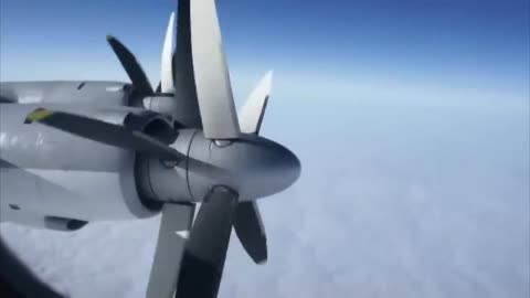 RARE Tupolev Tu-95MS Inflight (HD)