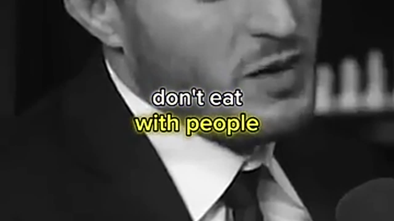 #"Don't eat with people you wouldn't starve with"