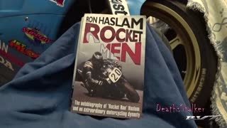 Ron Haslam rocket men with Rick Broadbent