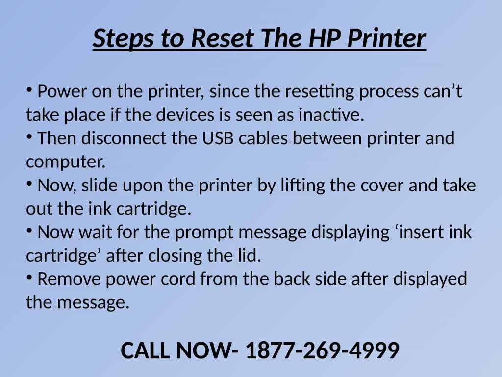 How to Reset HP Printer?