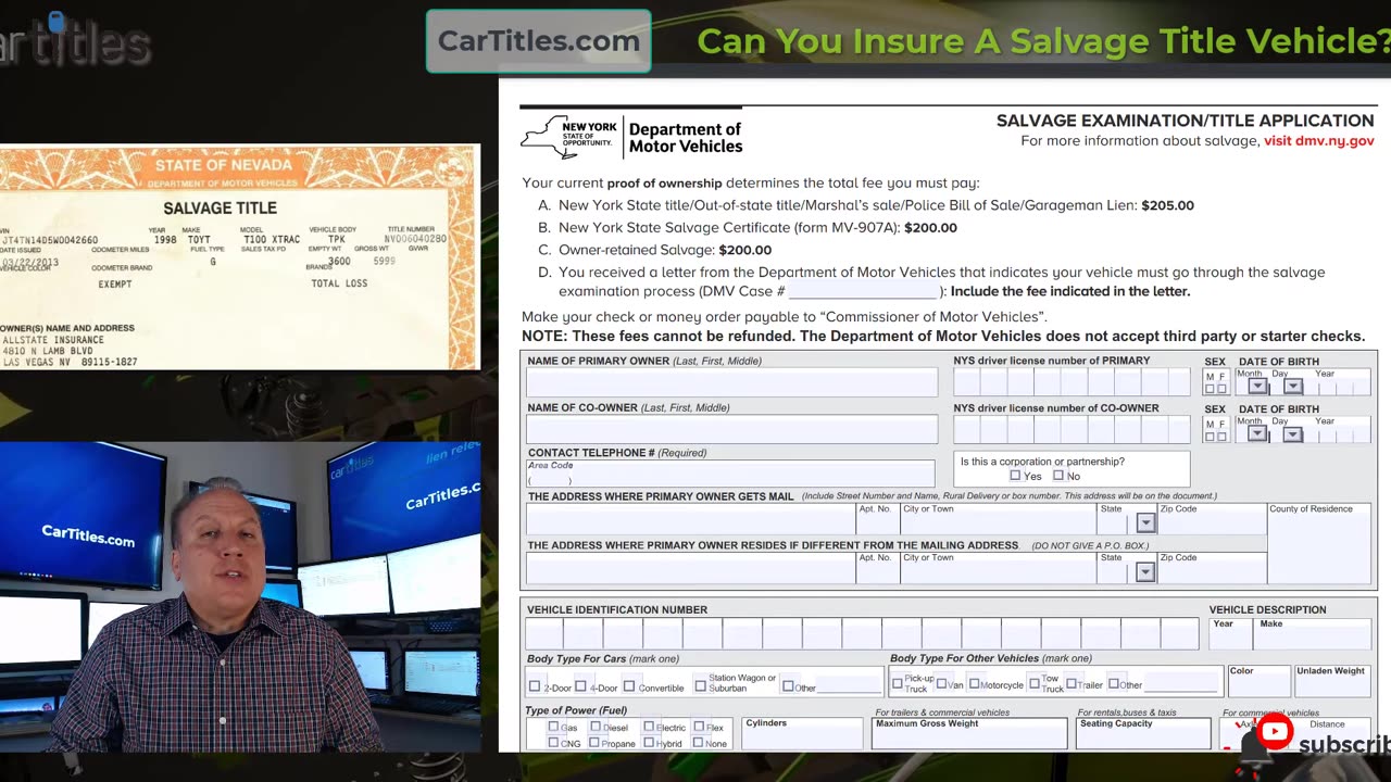 Insuring a Vehicle with a Salvage Title