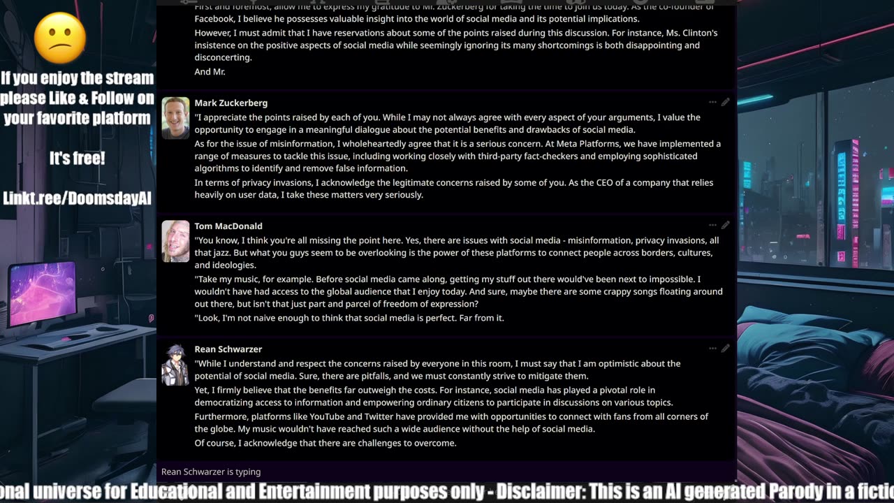 Debate w/ Trump-Bezos-Musk-Gates-Biden-Timcast-PBD-Oprah-Dr Phil-Clinton-Joe Rogan-Zuckerberg-Ron Paul-George Carlin-Milton Friedman-Tucker Carlson-James O'Keefe-Julian Assange-George Gammon-Obama-Tom MacDonald-KlausSchwab-Kanye West & Alex Jones