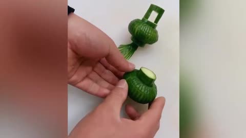 Make Two Beautiful Cucumber Lanterns