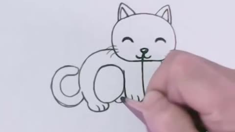 How to turn words Cat Into Cartoon Cat. Learn very easy!