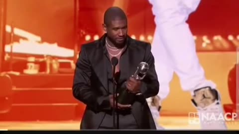Did Usher Trip and Almost say DEVIL?