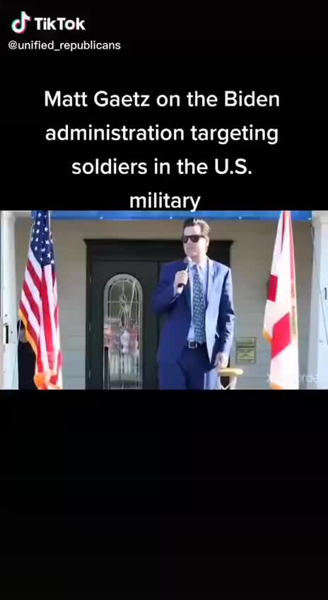 Congressman Matt Gaetz’s speech