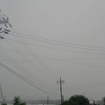 From the rainy countryside to the lightning