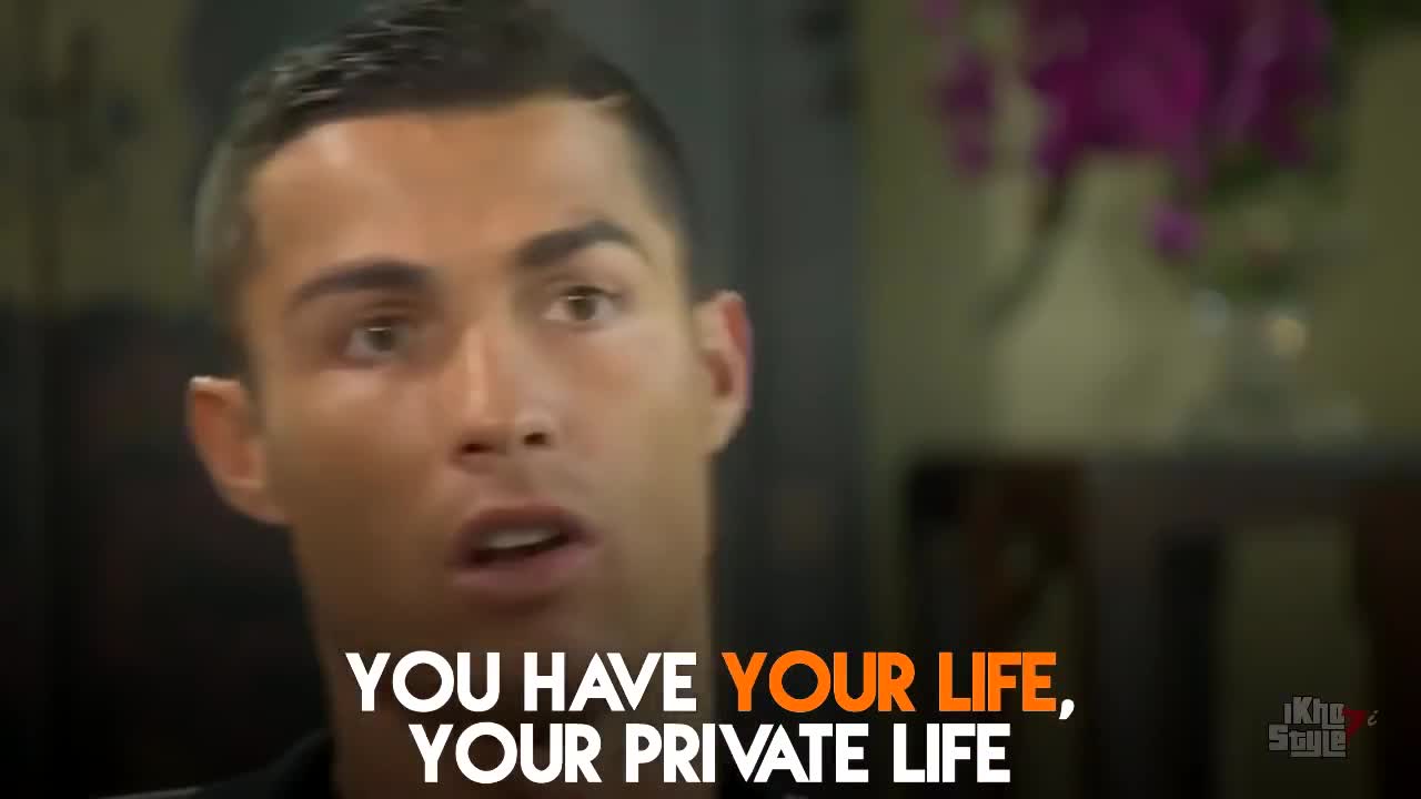 THE MOST IMPORTANT THING IN MY LIFE CRISTIANO RONALDO