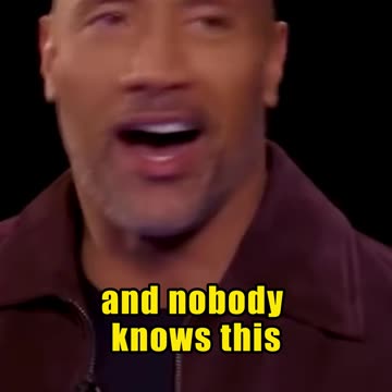 Dwayne Johnson's breath...