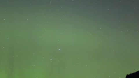 Aurora borealis timelapse