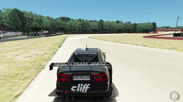 Opel Calibra DTM / Mid Ohio with Chicane tv3 / Assetto Corsa / ProtosimRacing