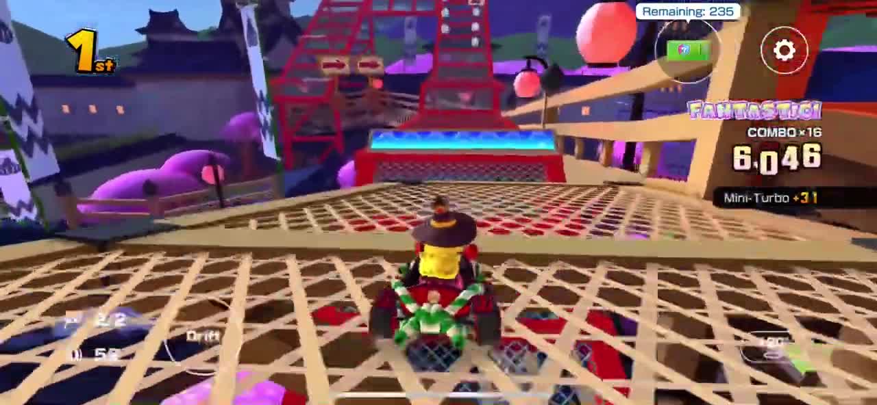 Mario Kart Tour - Ninja Hideaway T Gameplay