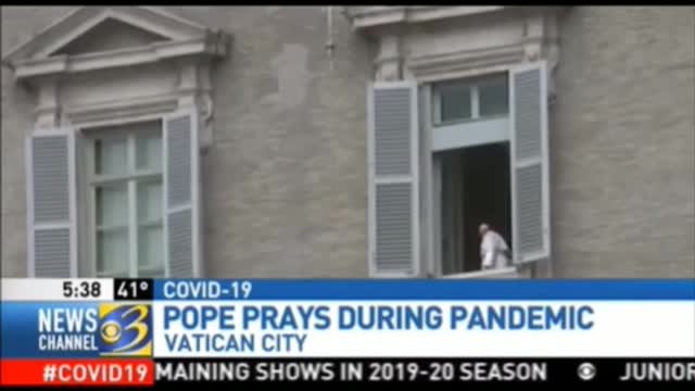 “Pope Francis” abruptly vanished from the camera👀🤔🤔🤔