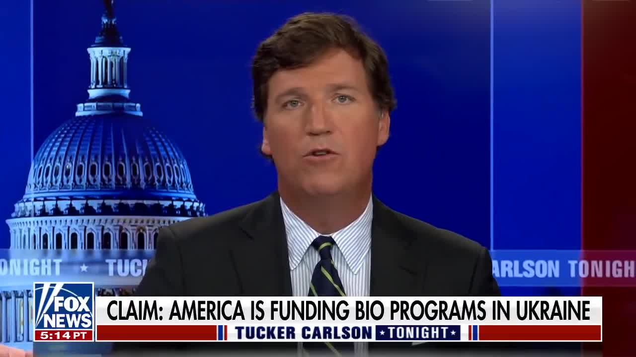Tucker Carlson: BioWeapons in Ukraine???