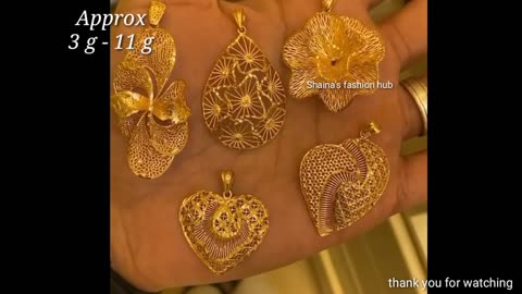 Latest Gold PENDANT Design with weight