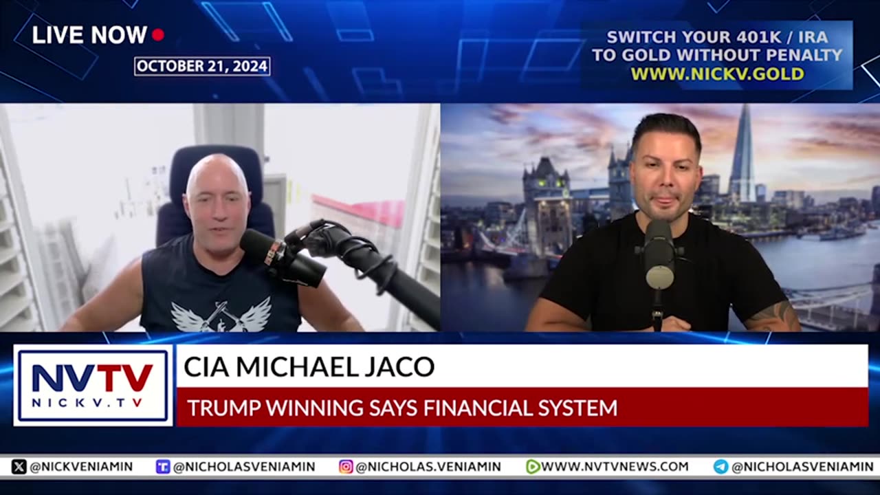 CIA Michael Jaco Discusses Trump Winning Says Financial System with Nicholas Veniamin