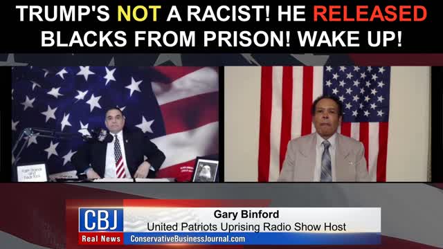 Trump's NOT a RACIST! He Released Blacks From Prison! Wake Up!