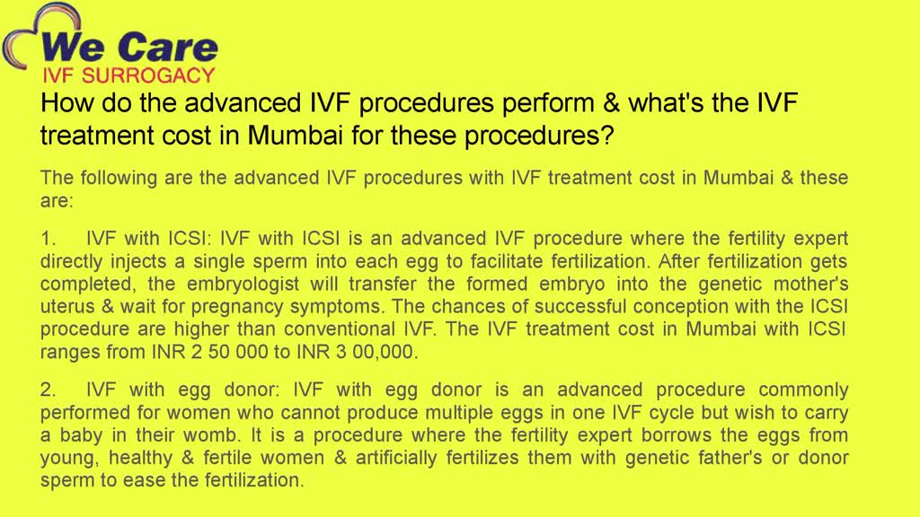 IVF Treatment Cost In Mumbai| Best IVF Centre in Mumbia