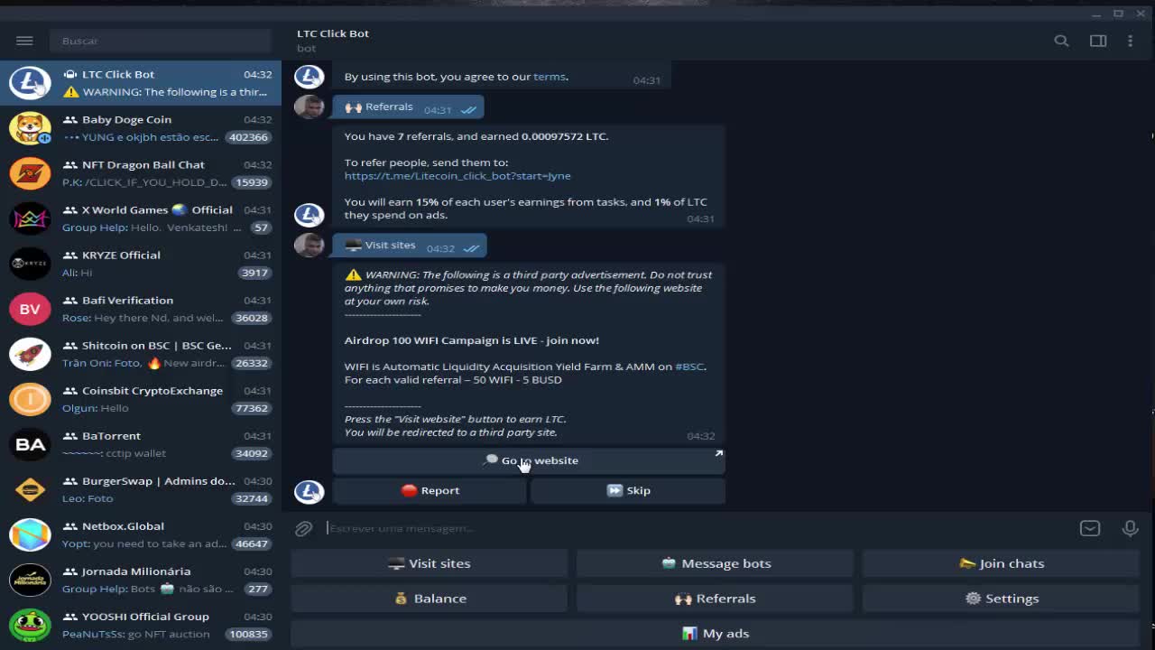[ Faucet LtcClickBot ] Como ganhar LiteCoin Grátis Direto na Carteira | Prova de Pag. | Home Office
