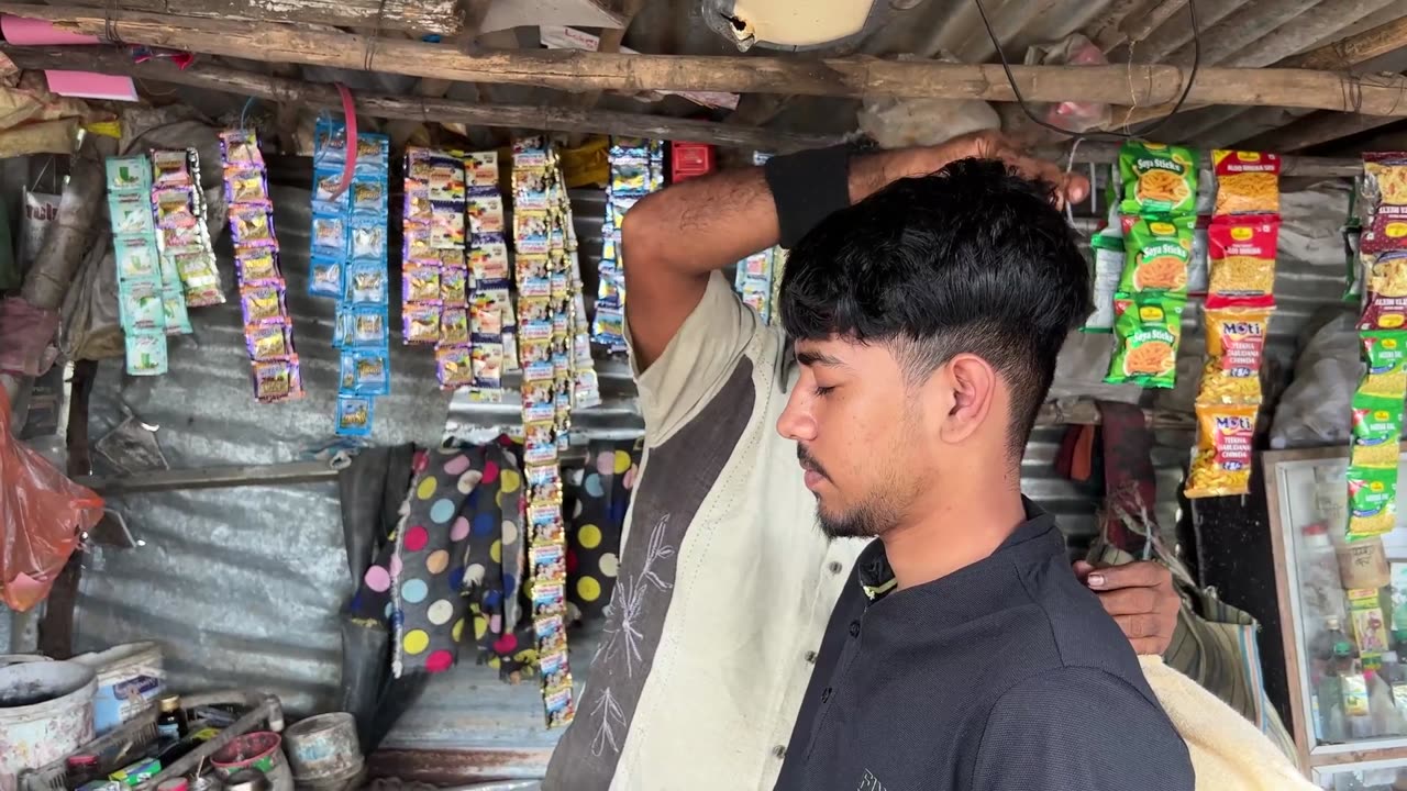 Acupressure Barber Relaxing Head Massage _ Indian Massage