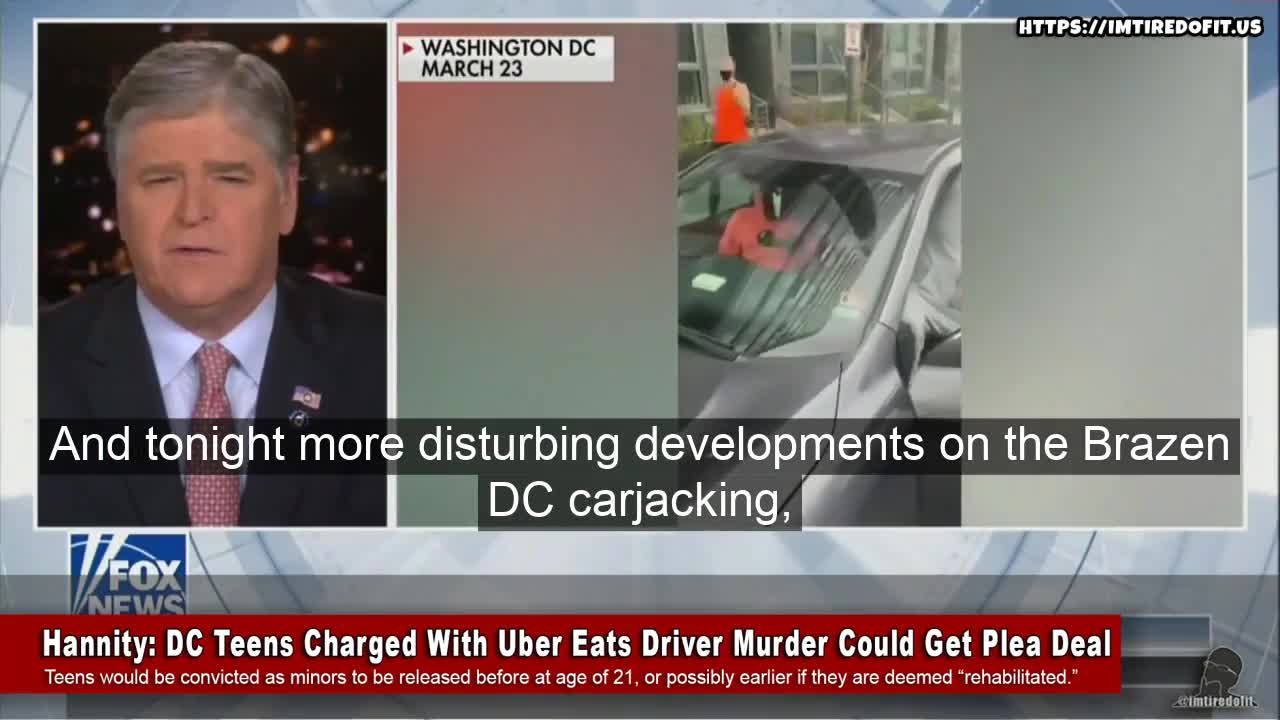 Hannity: DC Teens Charged With Uber Eats Driver Murder Could Get Plea Deal