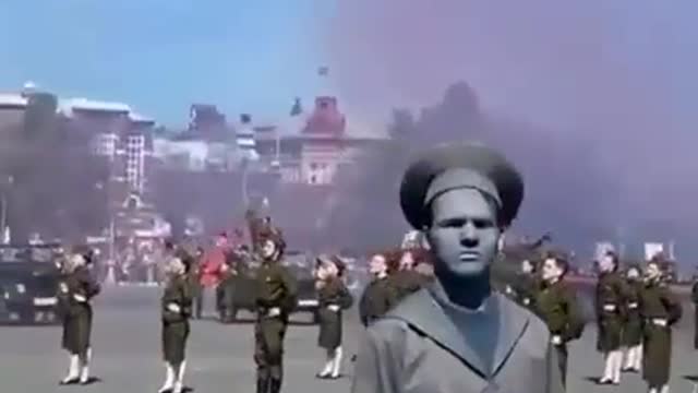 ‼️ A zombie parade took place in Russia's Saratov region!